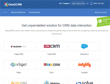 Tablet Screenshot of data2crm.com